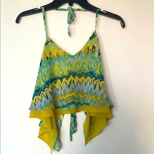 Multicolor Sleeveless Women's Top